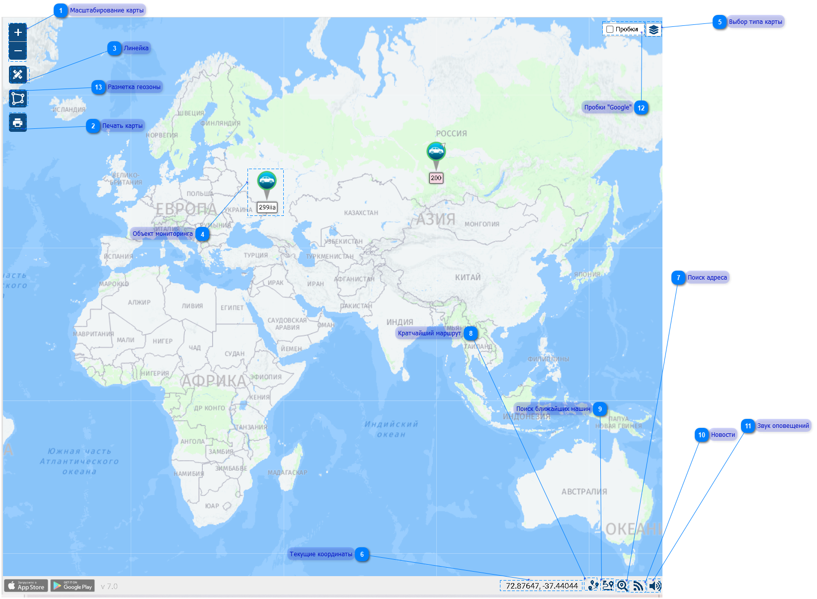 1.2. Panel de visualización de mapas