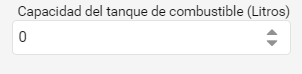 10. Capacidad del tanque