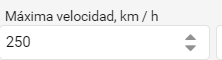 5. Velocidad máxima